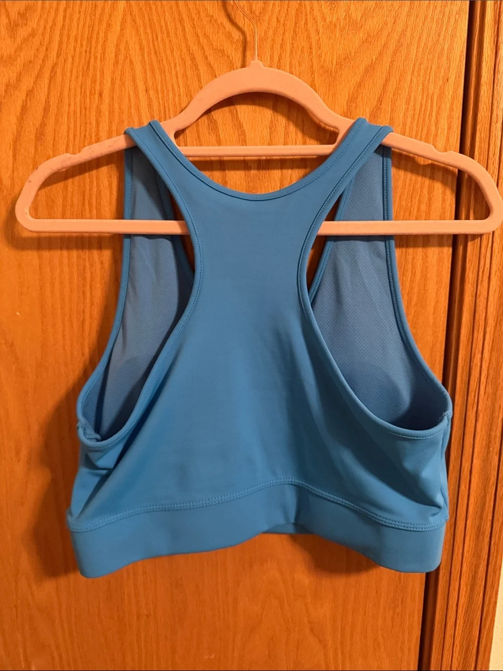 🫶🏼3 for $12!!🫶🏼Zenana Outfitters Blue V-Neck Racerback Sports Bra